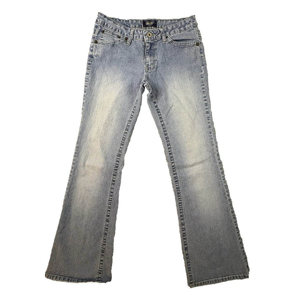 Angels Women's 9 (29.5x31) Blue Bootcut Jeans Stretch Y2K SEE DESCRIPTION‎